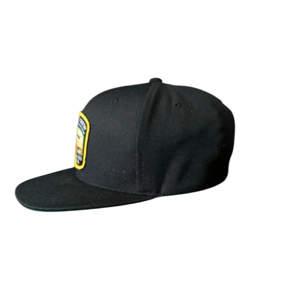 Salty Crew Rod & Gun Club Black SnapBack Adjustable Hat The Classics Yupoong